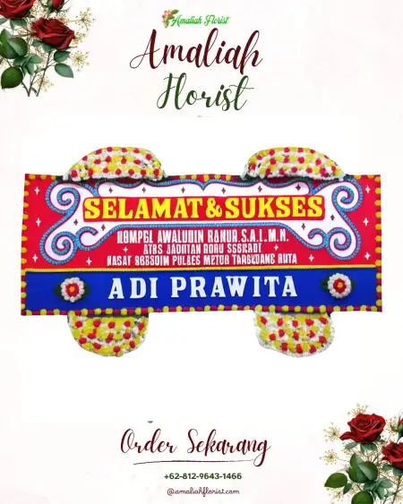 Papan Bunga Ucapan Selamat Garden Wedding Jakarta Selatan