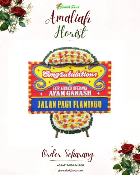 Sewa Papan Bunga Garden Wedding Jakarta Selatan